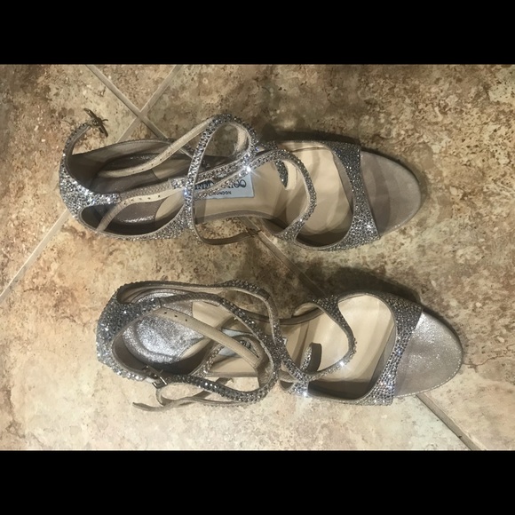 Jimmy choo Lang crystal 100mm ankle strap sandal - Picture 2 of 8